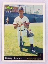 1991 Niagara Falls Rapids-Classic BEST Baseball Card-Jimmy Brown