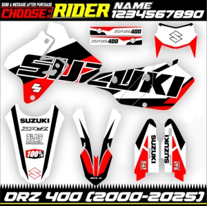 suzuki drz400sm drz400s drz 400 kit graphics decals stickers 2000-2022 supermoto - Bild 1 von 2
