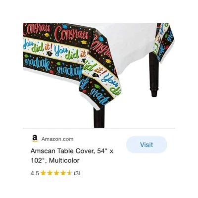 graduation tablecover resller lot of 10 - Image 1 of 3