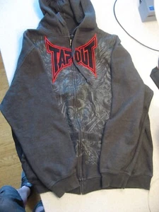 Sudadera con Capucha Gris Tapout Simply Believe XXL Cremallera Completa - Imagen 1 de 12
