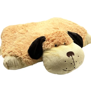 Soft Cuddly Brown Dog Pillow Pet - Fluffy, Friendly, Plush Stuffed Animal Pillow - Picture 1 of 12