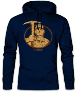 Miner IV Hoodie Kapuzenpullover Mine Minenarbeiter Kumpel Bergmann Bergarbeiter - Picture 1 of 1