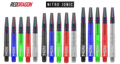 Red Dragon Nitrotech IONIC Dartshafts stems Dartshafts Shaft REDDRAGON Schäfte