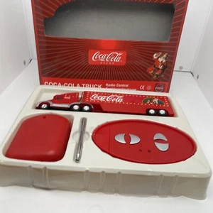 Coca-Cola Truck Radio Control Light Up Truck Santa Rare German Untested Boxed - Picture 1 of 3