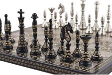 Metal Brass Large Chess board set for adults special for chessmen chess-lover 