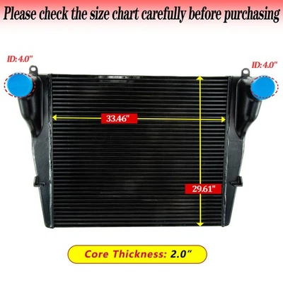 1E3316 Charge Air Cooler Fits Peterbilt 379 357 377 378 379 385 387 1995-2008 - Image 1 of 4