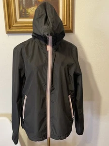 Hunter Original Tour Foldable Rain Coat Women Size Medium Blue/gray Sold Out! - Picture 1 of 14