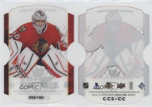 2014-15 Upper Deck Clear Cut Stoppers /100 Corey Crawford #CCS-CC - Picture 1 of 4