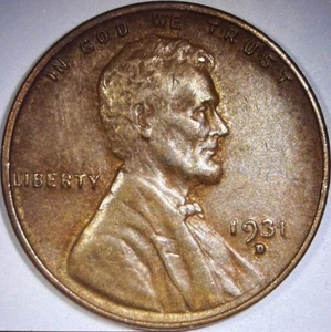 1931-D LINCOLN WHEAT CENT - Better Date - Picture 1 of 5