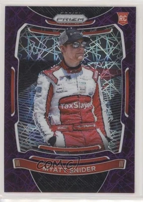 2021 Panini Prizm Purple Velocity Prizm /199 Myatt Snider #14 Rookie RC - Image 1 of 2