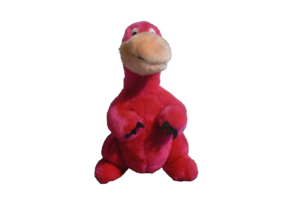 Juguete de peluche Pink Dino - Peluche suave con pico naranja - Raro Foto 1 de 4