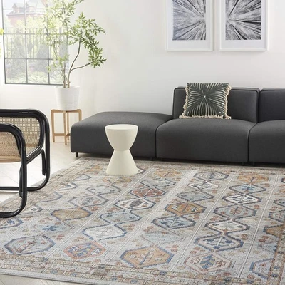 Alfombra moderna con bordes múltiples Nourison Concerto 6'7" x 9'6" Foto 1 de 4