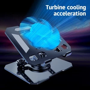 Two-in-one Multifunctional Laptop Tablet Cooling Fan Bracket With Adjustable - Afbeelding 1 van 14