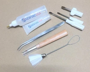 Kit Includes Oil, Lubricant, Screw Driver Set, Lint Brush, Tweezer, Seam Ripper - Picture 1 of 10