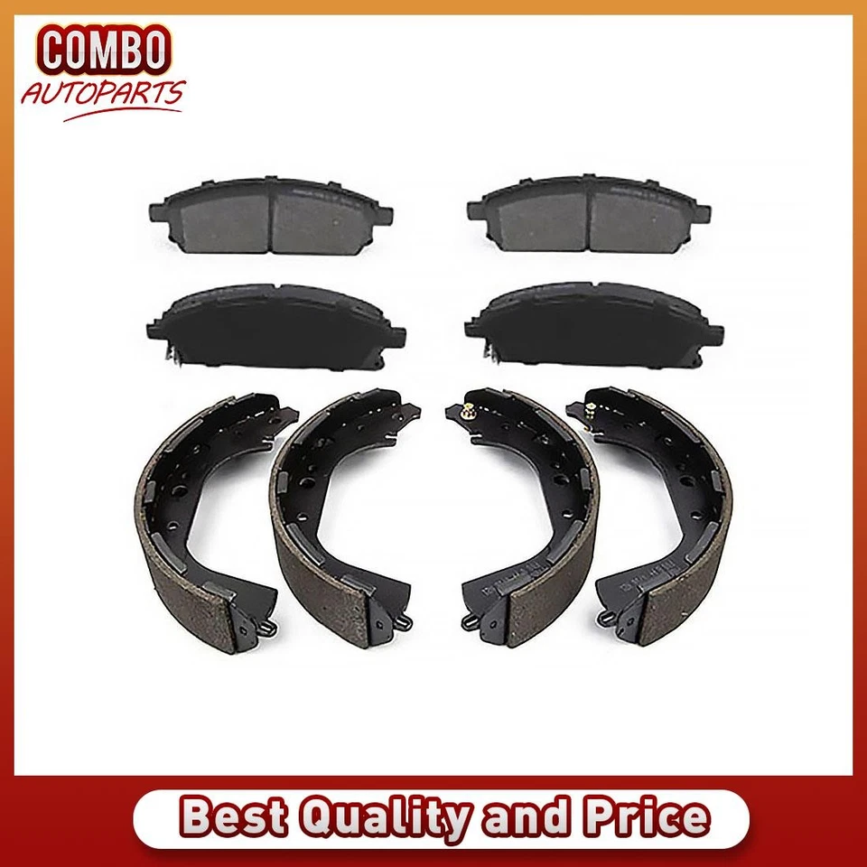 Pastillas de freno delanteras y traseras zapatas de tambor para Infiniti QX4 1997-2003 Foto 1 de 4