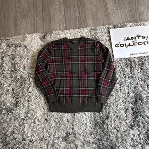 Vintage 90's Roundtree & Yorke Men's Size Medium M Sweater Style V-Neck Crewneck - Picture 1 of 6