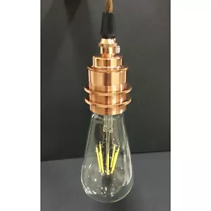 Vintage Industrial Filament LED Light Bulb Lamps Bulb Squirrel Cage Edison A+ 8w - Picture 1 of 5