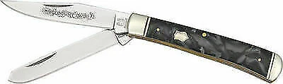 Rough Rider Midnight Swirl Trapper 2 Blade Folding Pocket Knife RR966