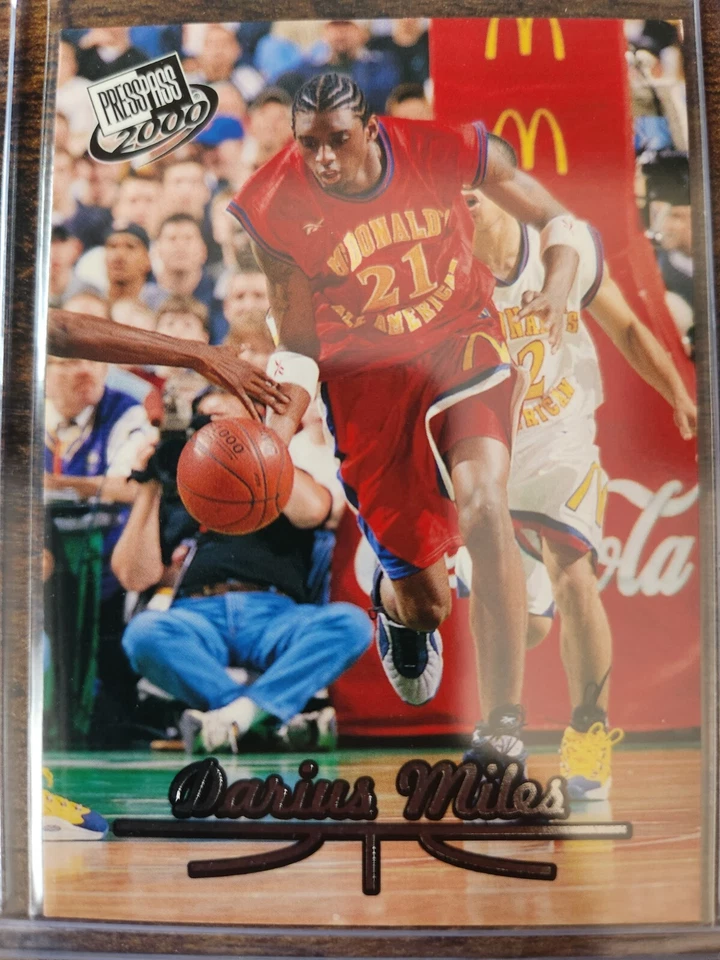 2000 Press Pass Darius Miles Rookie RC #6 Los Angeles Clippers - Image 1 of 2