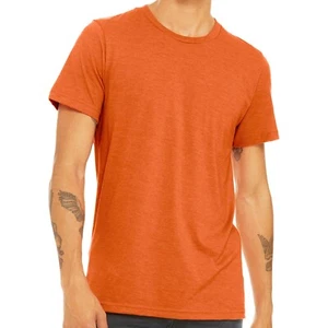Bella Canvas Unisex Heather Orange 3001CVC Short Sleeve T-Shirt, MEDIUM, NEW - Picture 1 of 5