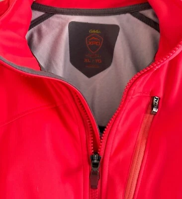 Cabelas XPG Women's Softshell Jacket Windstopper Red XL Extreme Performance Gear - Image 1 of 4