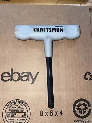 Vintage Craftsman T Handle Allen Wrench 10mm 46556 Hex Wrench Gray Handle - Image 1 of 4