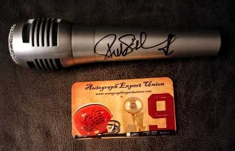 paul stanley signed microphone w/ coa kiss Cover