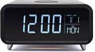 GROOV-E Athena LCD Display Alarm Clock With Wireless Charging & Night Light