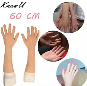 Silikon Handschuhe Prothese Hand Sleeve High Simulat Skin Künstlicher Arm - Bild 1 von 16