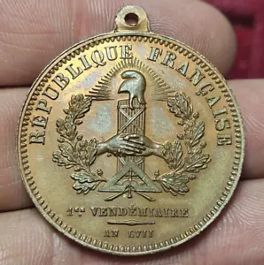 #10-16 ~ Maçonnique 1848 Paris - 15,4g / médaille 勋章 - Foto 1 di 4