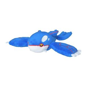 Pokemon Center Fit Plush Doll - Kyogre 8in Water Sea Whale Blue Hoenn 382 Go JP