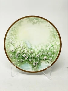 Ginori Italien handbemalte Seitenplatte dekorativ blumengrün Vintage - Bild 1 von 6