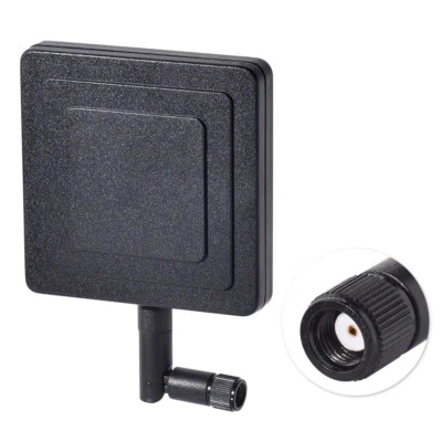 WiFi 2.4GHz 8dBi RP-SMA Panel Swivel Antenna for Drone Transmitter - image 1 of 4