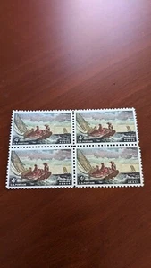Winslow Homer 4 Cent USA Briefmarke, Viererblock, postfrisch - Bild 1 von 1