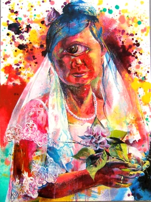 Manami Takamatsu #4 (60x80cm) Portrait Mädchen Frau Braut Hochzeit 2014 TOP! - Bild 1 von 4