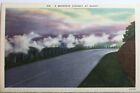 Scenic Mountain Sunset Highway Postcard Old Vintage Card View Standard Souvenir