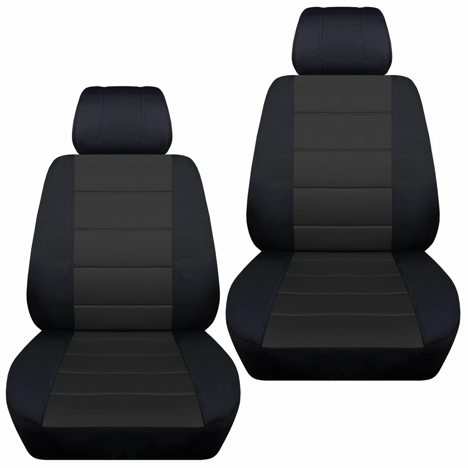 Juego fundas asiento coche delanteras se adapta a Nissan Máxima 1994-2020 negro y carbón Foto 1 de 1