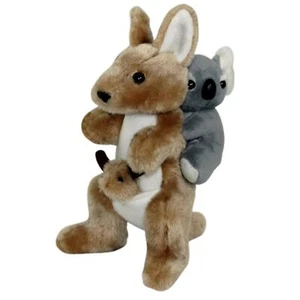 JUMBACK KOALA KANGAROO PIGGY-BACK STUFFED ANIMAL PLUSH TOY 23cm **FREE DELIVERY* - Picture 1 of 2