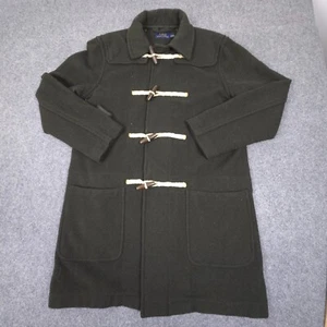 Ralph Lauren Jacket Mens LARGE Green Duffle Coat long sleeve winter wool Size L - Picture 1 of 8