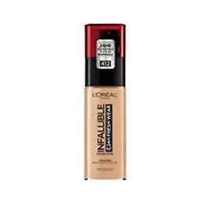 L'Oreal Paris Makeup Infallible Foundation 412 Warm Ivory - Picture 1 of 1
