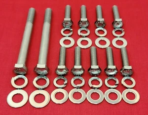 PONTIAC WATER PUMP BOLTS KIT 326 350 389 400 421 428 455 STAINLESS STEEL HEX SET - Picture 1 of 1