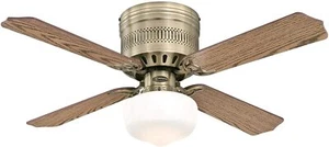 Casanova Supreme 42-Inch Indoor Ceiling Fan with LED Light Fixture Opal Schoolho - Picture 1 of 8