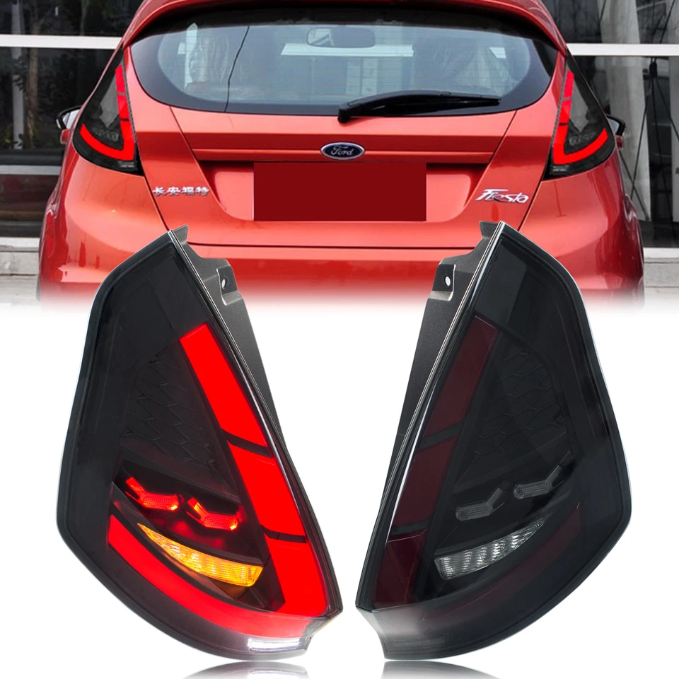 Luces traseras LED para Ford Fiesta Hatchback SE ST 2011-2019 luces traseras secuenciales Foto 1 de 4