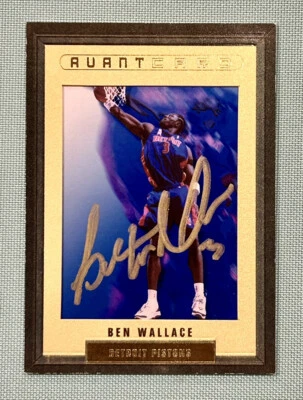 Ben Wallace 2002 Fleer Showcase Avantcard Legacy Collection Signed Autograph /50 - Image 1 of 4