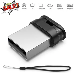 64GB Mini USB Flash Drive 2.0 Memory Stick Ultra Pen Drive with Lanyard - Afbeelding 1 van 12