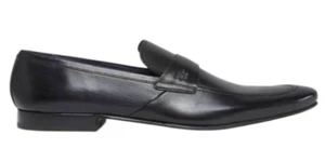 TED BAKER Fotiu Black Leather Loafer Size 9.5 - Picture 1 of 10