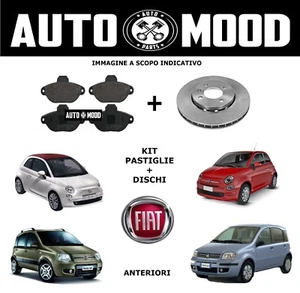 KIT PASTIGLIE + DISCHI FRENO ANTERIORI FIAT- PANDA FIAT- 500 1.3 D Multijet - Imagen 1 de 2