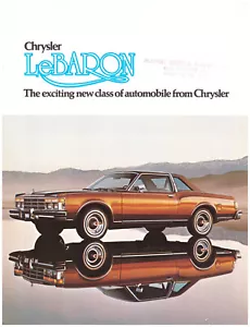 1978 Chrysler LeBaron 2-Türer & 4-Türer, Slick Canadian Verkaufsprospekt - Bild 1 von 2
