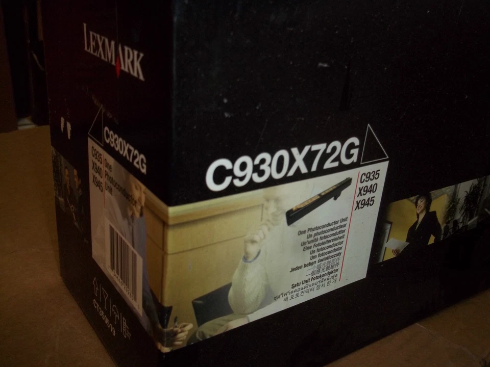 Empty  Genuine Lexmark  with Box   C930X72G - Image 1 of 3