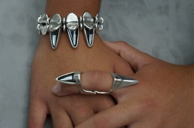  NUEVO Uno De 50 Elementos Pulsera Cristal 7.5 Y Anillo Completo 7 M Juego de Regalo Foto 1 de 4